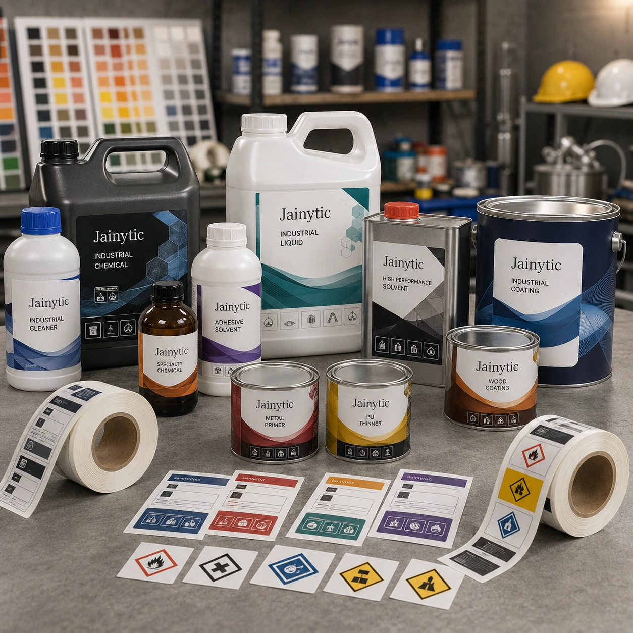 Chemical & Paint Labels  Jainytic