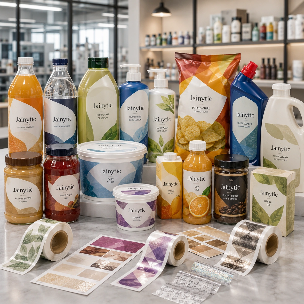 FMCG Labels — Jainytic Packaging